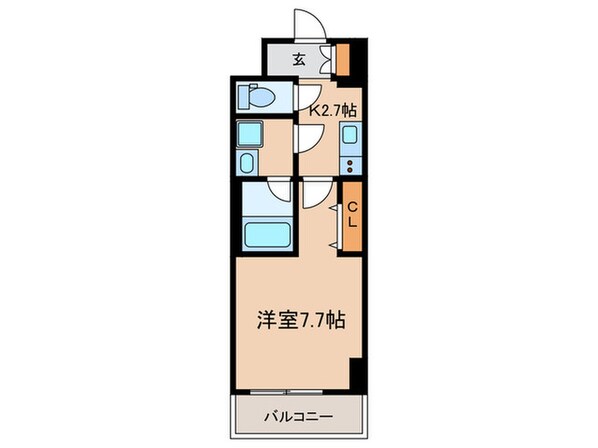 E-city大須の物件間取画像